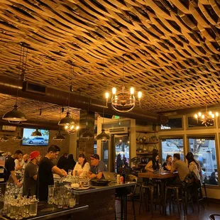 amazing texture made from wine barrels -- love