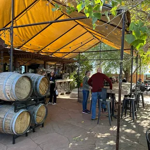 More of the courtyard patio