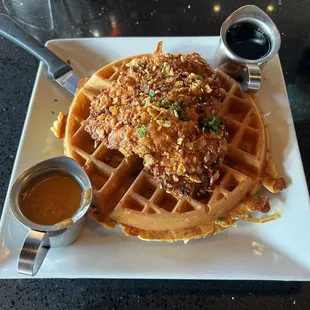 Chicken and Waffle Dinner