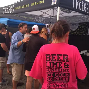 Spotted at the beer fest in downtown this past weekend!!