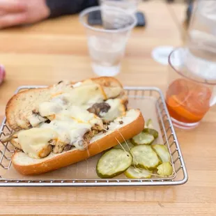 Chicken cheesesteak