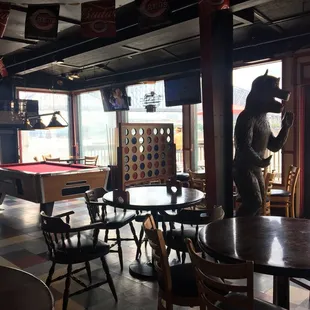 a man playing a game of pool