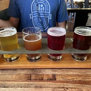 flight of beer