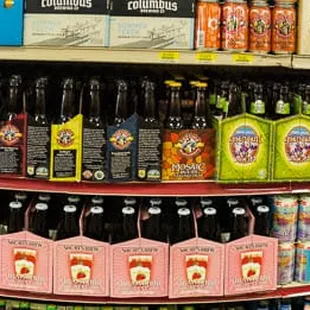 A shelf at the Kenny Road Market.