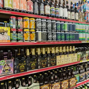 A shelf at the Kenny Road Market.