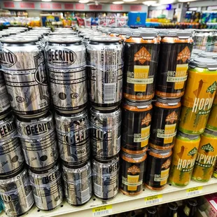 A shelf at the Kenny Road Market.