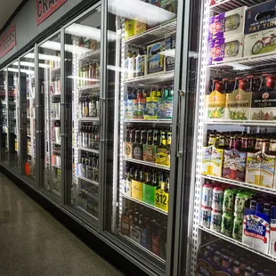 A cooler at the Kenny Road Market.