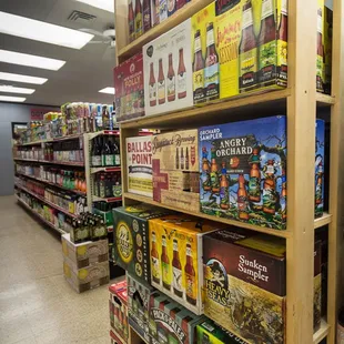 A shelf at the Kenny Road Market.