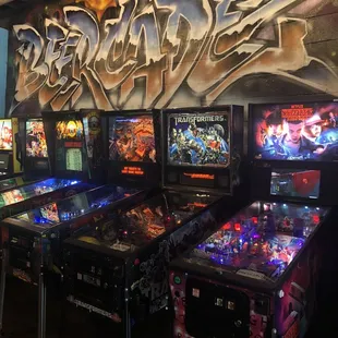 Pinball and mural