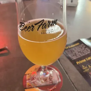 Mango wheat beer from Murrieta, CA
