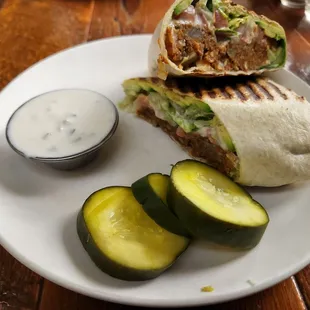 Ethiopian Sweet Potato Lentil Wrap