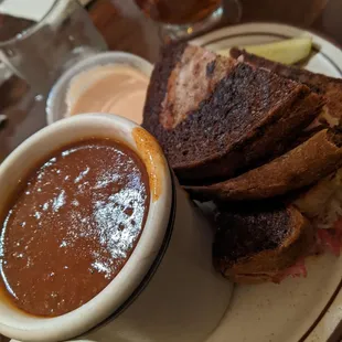 Ruben with a bowl of chilli