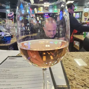 I'm sipping on a glass ogz Bodega Argento Minimalista Rose' Mendoza, Argentina