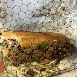 Philly Cheesesteak Hot Sub