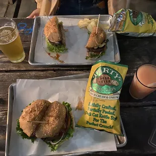 Mac &amp; Cheese Burger and Kono Burger