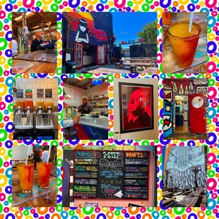 Montage of images from Telegraph Beer Garden