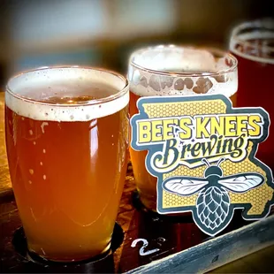 A sip before the pic, lol