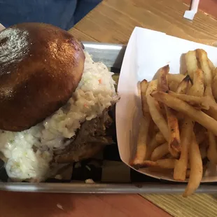 The Memphis and Fries (up charge side)