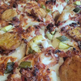 Bacon Lover 's Pickle Pizza