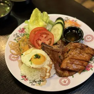 Deluxe broken rice combo
