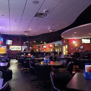 the interior of a restaurant