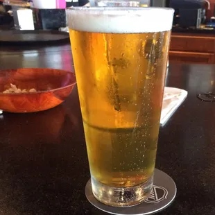 Goose IPA tall tap. Seriously the freshest/coldest taps in town.