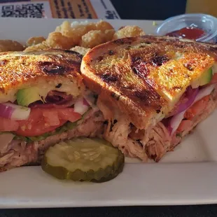 Avocado Turkey Bacon Melt - delicious!