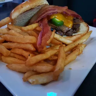 Jalapeno burger