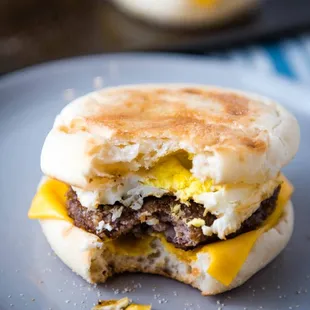 Turkey Sausage Egg &amp; Cheese Sandwich