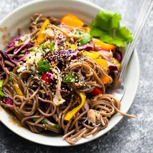 Sesame Chicken Soba Noodle