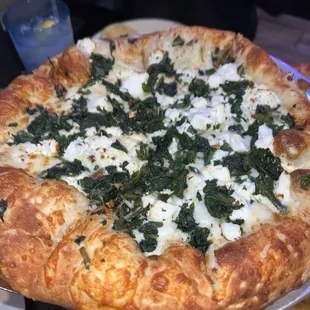 Medium Spinach Pizza $17