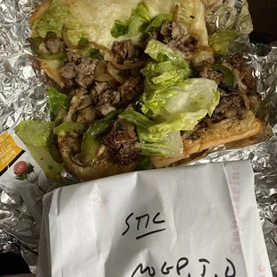 Sure enough when I get home green peppers and onions. What a waste, won't be going back