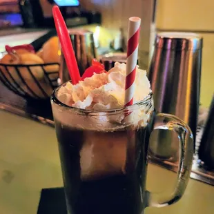Boozy Root Beer Float