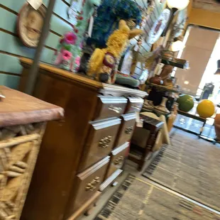some furniture