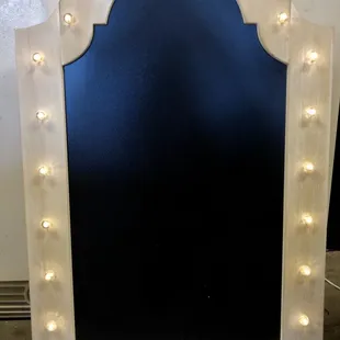 Light up chalk board in great condition got on sale for about $25.