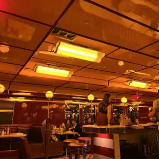 the interior of a restaurant