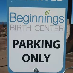 Parking Reserved for our wonderful clients!