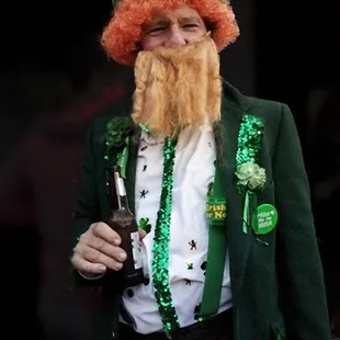 Roby on St. Patrick's Day.