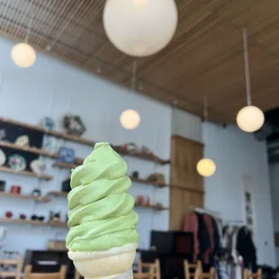 matcha soft serve