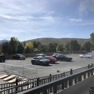 outside
