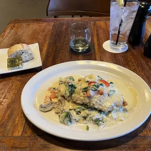 Parmesan crusted grouper