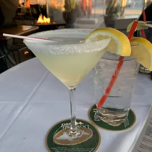 Lemon drop martini
