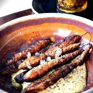 The carrots. Yum!!