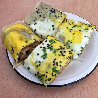 Savory Chinese Crepe Pancake