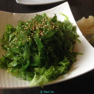 Seaweed salad. Rating: Typical.