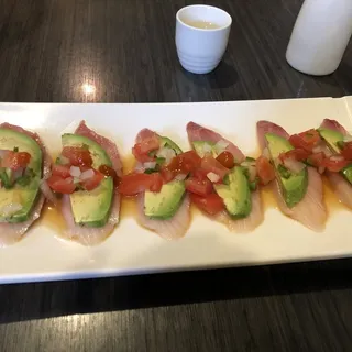 Hamachi Ceviche Sashimi