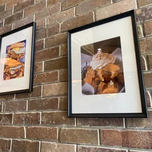 Wall decor near entrance