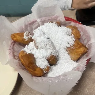 Bite size beignets
