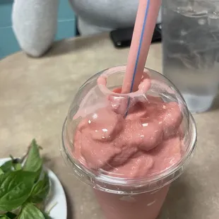 Strawberry smoothie