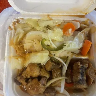 under-braised  oxtails